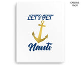 Nautical Anchor Print, Beautiful Wall Art with Frame and Canvas options available Bar Decor