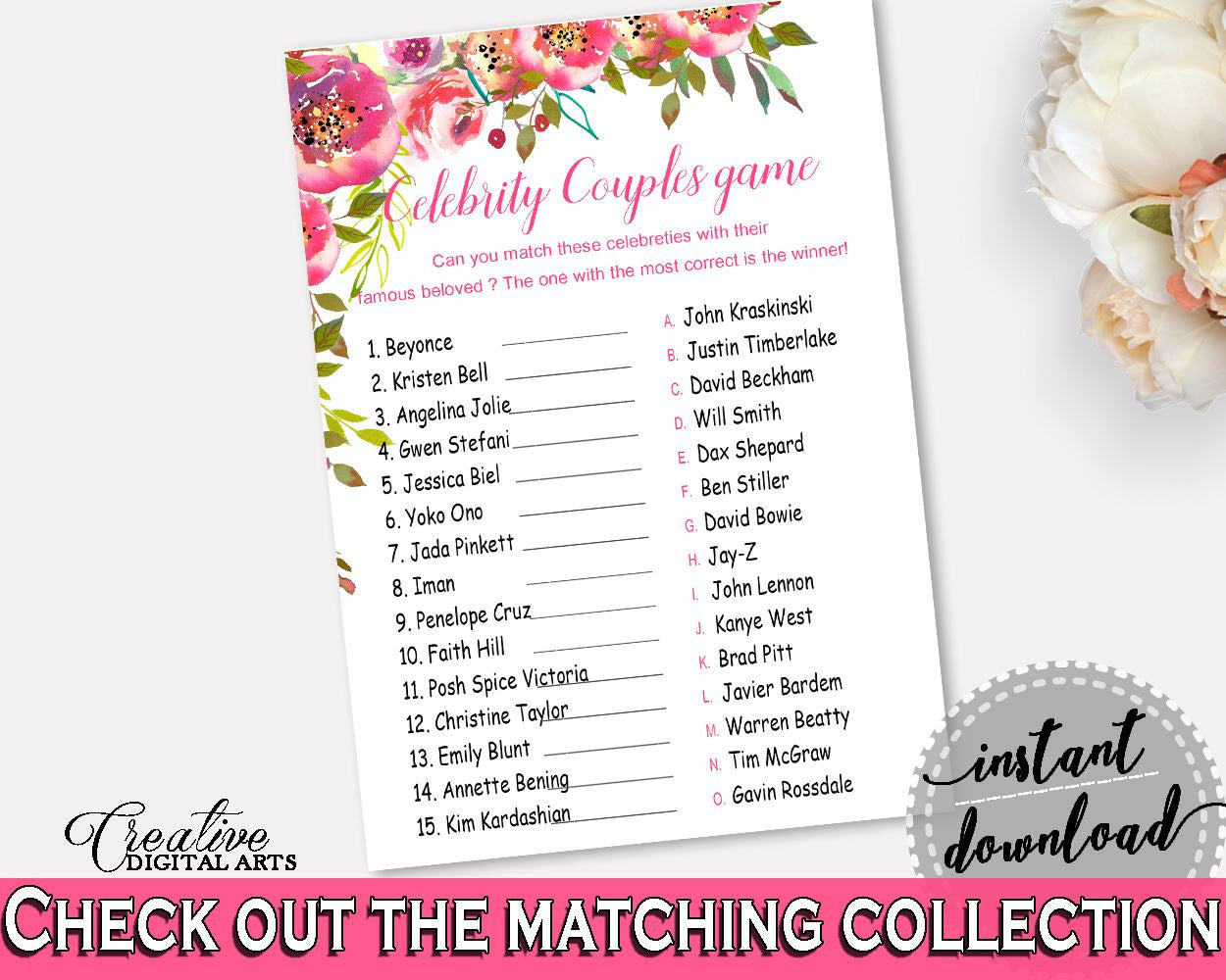 Celebrity Couples Bridal Shower Celebrity Couples Spring Flowers Bridal Shower Celebrity Couples Bridal Shower Spring Flowers UY5IG - Digital Product