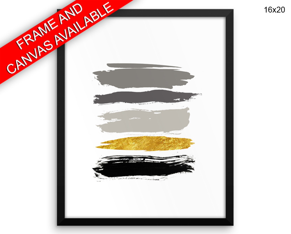 Strokes Print, Beautiful Wall Art with Frame and Canvas options available Living Room Decor
