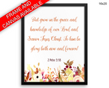 Peter Scripture Print, Beautiful Wall Art with Frame and Canvas options available Bible Decor