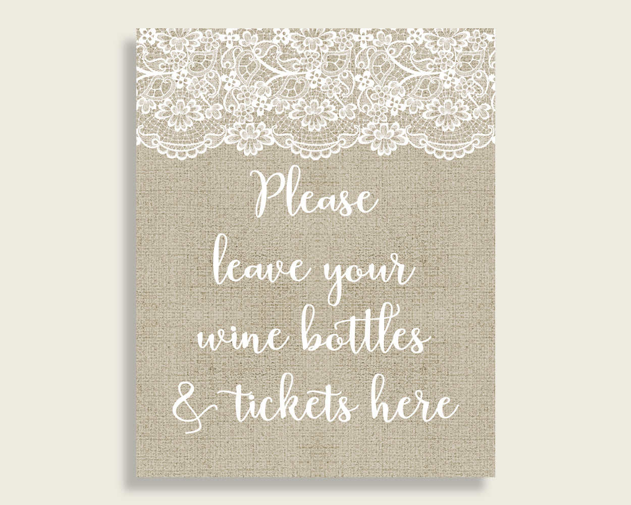 Wine Raffle Bridal Shower Wine Raffle Burlap And Lace Bridal Shower Wine Raffle Bridal Shower Burlap And Lace Wine Raffle Brown White NR0BX