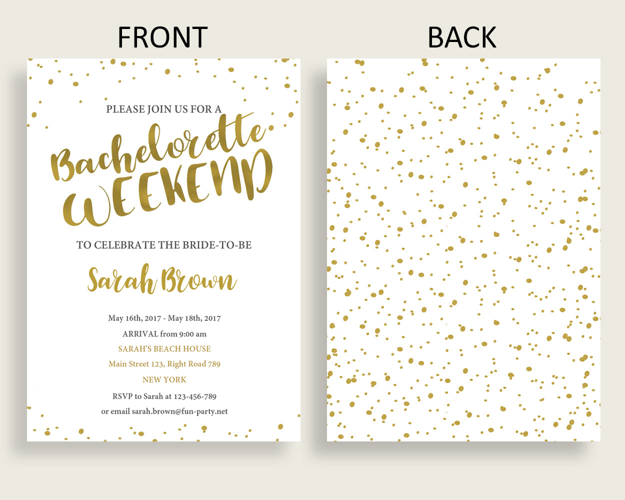 Bachelorette Weekend Invitation Bridal Shower Bachelorette Weekend Invitation Gold Bridal Shower Bachelorette Weekend Invitation G2ZNX