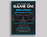 Video Game Birthday Invitation Video Game Birthday Party Invitation Video Game Birthday Party Video Game Invitation Boy editable pdf 5IAY6 - Digital Product