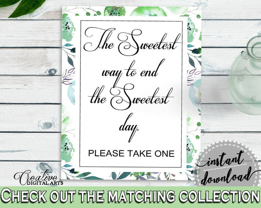 Sweetest Way Bridal Shower Sweetest Way Botanic Watercolor Bridal Shower Sweetest Way Bridal Shower Botanic Watercolor Sweetest Way 1LIZN - Digital Product