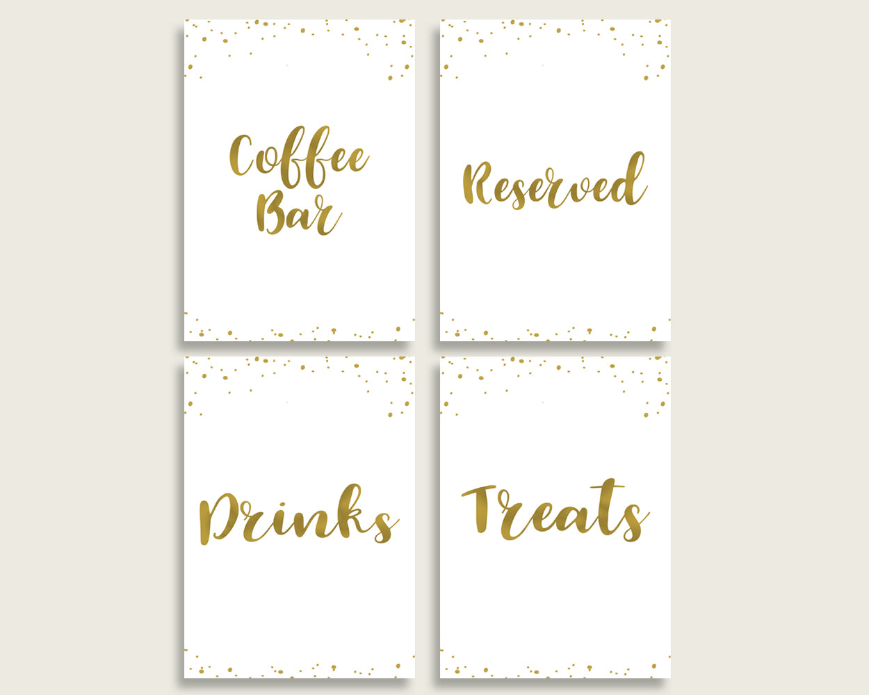 Table Signs Bridal Shower Table Signs Gold Bridal Shower Table Signs Bridal Shower Gold Table Signs Gold White party organizing party G2ZNX