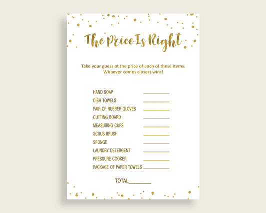 Price Is Right Bridal Shower Price Is Right Gold Bridal Shower Price Is Right Bridal Shower Gold Price Is Right Gold White prints G2ZNX