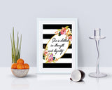 Wall Art She Is Clothed In Strength And Dignity Digital Print She Is Clothed In Strength And Dignity Poster Art She Is Clothed In Strength - Digital Download