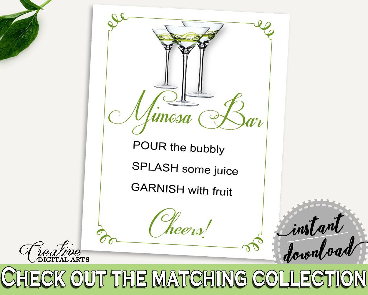 Mimosa Bar Sign Bridal Shower Mimosa Bar Sign Modern Martini Bridal Shower Mimosa Bar Sign Bridal Shower Modern Martini Mimosa Bar ARTAN - Digital Product