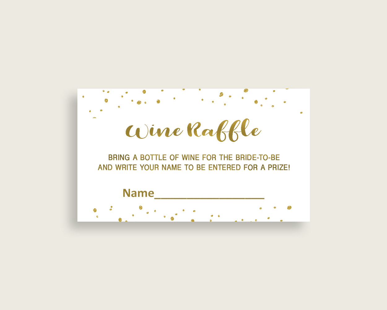 Wine Raffle Bridal Shower Wine Raffle Gold Bridal Shower Wine Raffle Bridal Shower Gold Wine Raffle Gold White party supplies prints G2ZNX