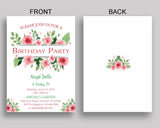 Watercolor Floral Birthday Invitation Watercolor Floral Birthday Party Invitation Watercolor Floral Birthday Party Watercolor Floral 7ZEIV - Digital Product