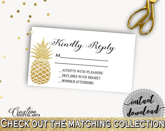 Invitation Insert Kindly Reply Bridal Shower Invitation Insert Kindly Reply Pineapple Bridal Shower Invitation Insert Kindly Reply 86GZU - Digital Product