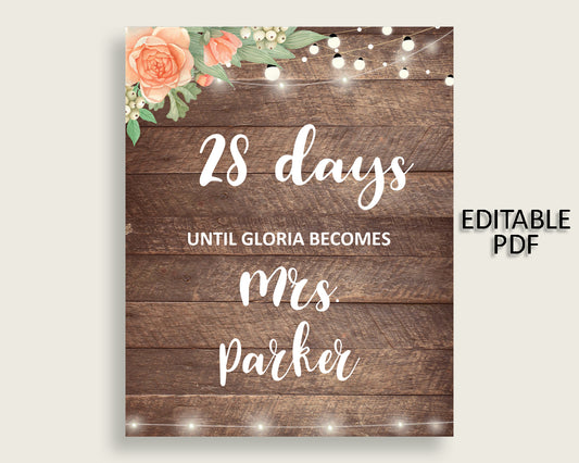 Days Until Becomes Bridal Shower Days Until Becomes Rustic Bridal Shower Days Until Becomes Bridal Shower Flowers Days Until Becomes SC4GE