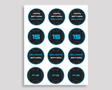 Video Game Cupcake Toppers Video Game Cupcake Wrappers Black Blue Birthday Toppers Boy 5IAY6