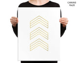 Gold Minimalism Print, Beautiful Wall Art with Frame and Canvas options available Fancy Decor