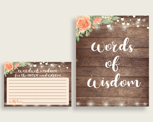 Words Of Wisdom Bridal Shower Words Of Wisdom Rustic Bridal Shower Words Of Wisdom Bridal Shower Flowers Words Of Wisdom Brown Beige SC4GE