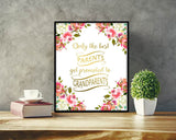 Wall Art Only The Best Parents Get Promoted To Grandparents Digital Print Only The Best Parents Get Promoted To Grandparents Poster Art Only - Digital Download