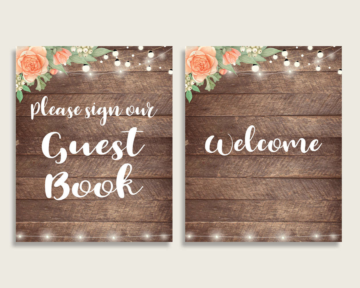 Table Signs Bridal Shower Table Signs Rustic Bridal Shower Table Signs Bridal Shower Flowers Table Signs Brown Beige printables shower SC4GE