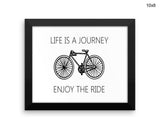 Life Is A Journey Print, Beautiful Wall Art with Frame and Canvas options available Inspirational