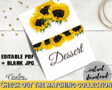 Food Tent Bridal Shower Food Tent Sunflower Bridal Shower Food Tent Bridal Shower Sunflower Food Tent Yellow White party plan, pdf SSNP1 - Digital Product
