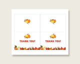 Thank You Card Baby Shower Thank You Card Fall Baby Shower Thank You Card Baby Shower Pumpkin Thank You Card Orange Brown party plan BPK3D - Digital Product