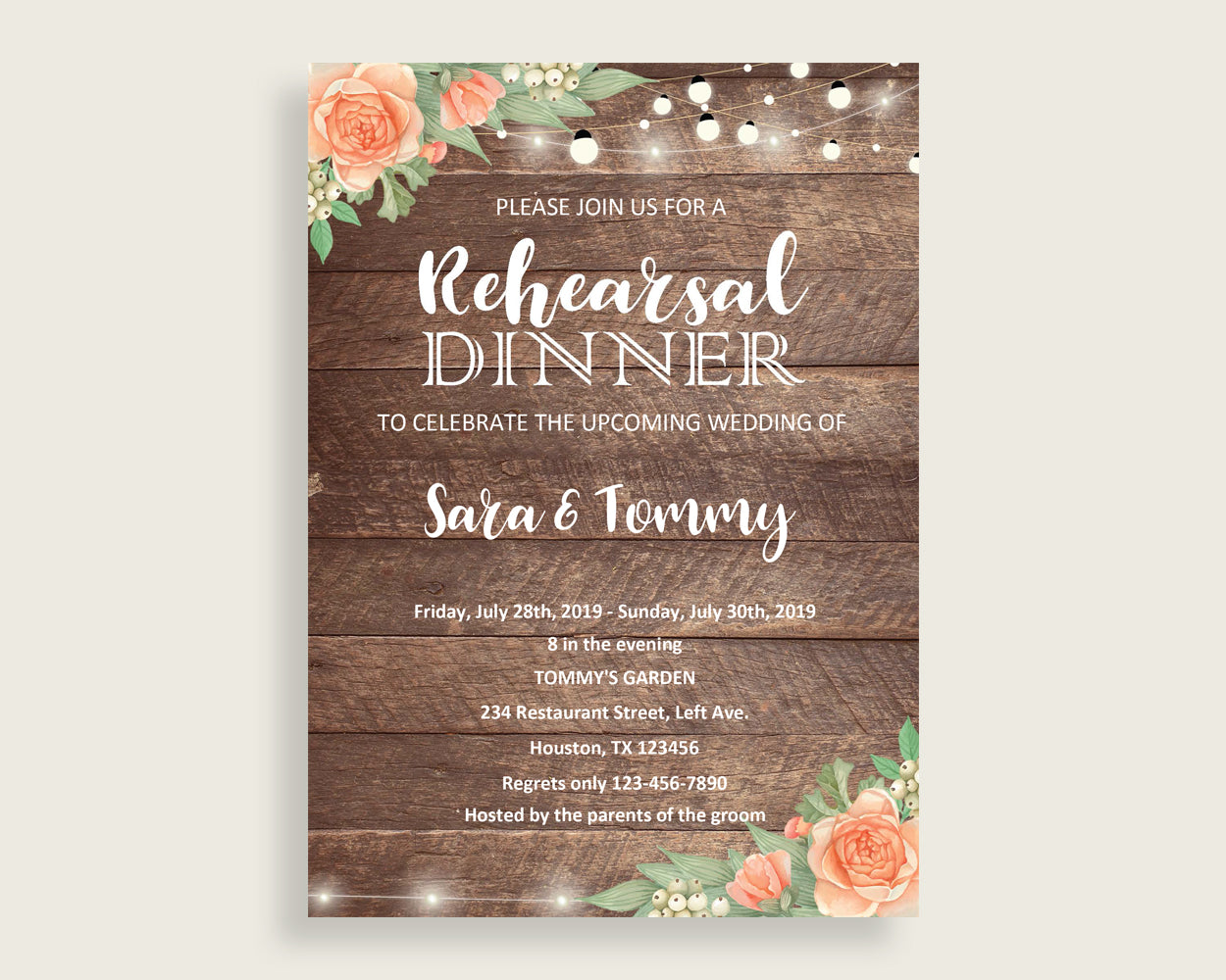 Rehearsal Dinner Invitation Bridal Shower Rehearsal Dinner Invitation Rustic Bridal Shower Rehearsal Dinner Invitation Bridal Shower SC4GE