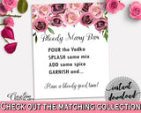 Bloody Mary Bridal Shower Bloody Mary Floral Bridal Shower Bloody Mary Bridal Shower Floral Bloody Mary Pink Purple printables - BQ24C - Digital Product