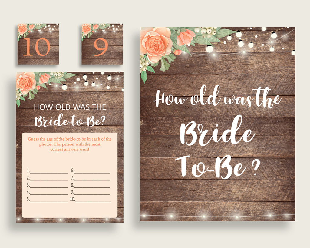 How Old Was The Bride To Be Bridal Shower How Old Was The Bride To Be Rustic Bridal Shower How Old Was The Bride To Be Bridal Shower SC4GE