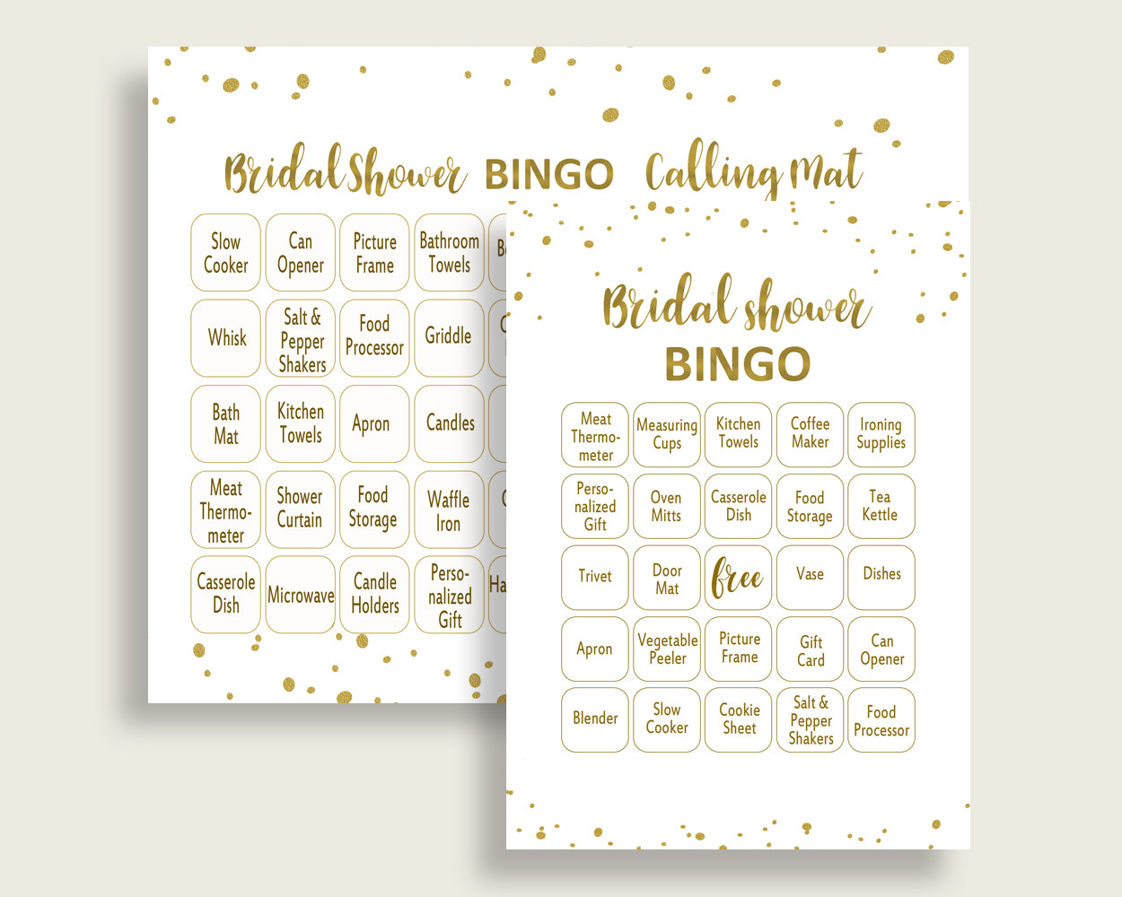 Bingo Bridal Shower Bingo Gold Bridal Shower Bingo Bridal Shower Gold Bingo Gold White prints party organizing party plan pdf jpg G2ZNX