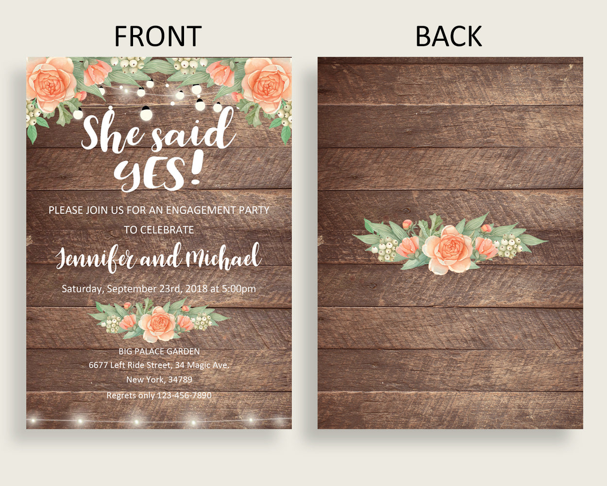 Invitation Template Bridal Shower Invitation Template Rustic Bridal Shower Invitation Template Bridal Shower Flowers Invitation SC4GE