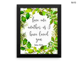 Love One Another Print, Beautiful Wall Art with Frame and Canvas options available John Decor