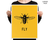 Fly Print, Beautiful Wall Art with Frame and Canvas options available Home Decor