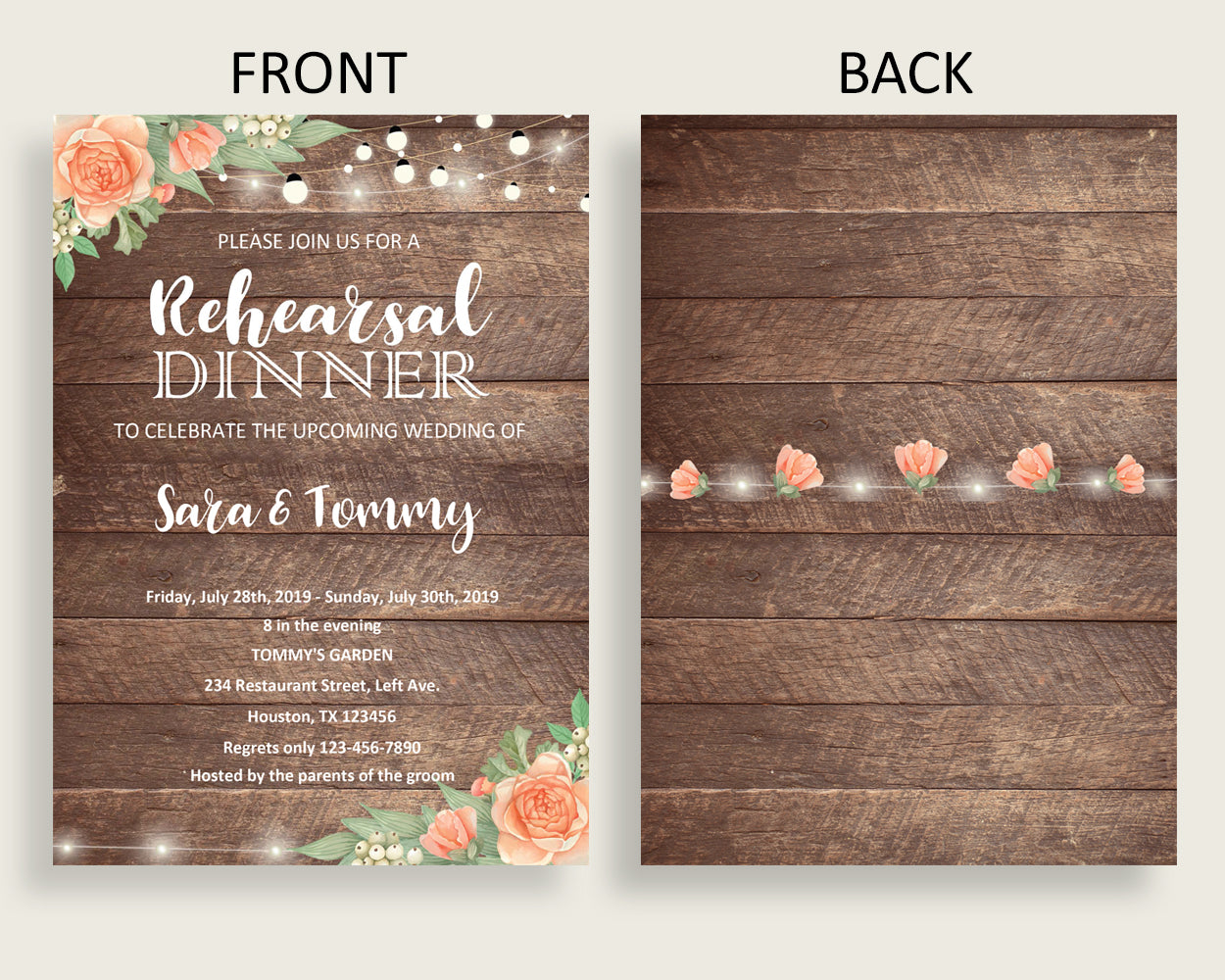 Rehearsal Dinner Invitation Bridal Shower Rehearsal Dinner Invitation Rustic Bridal Shower Rehearsal Dinner Invitation Bridal Shower SC4GE