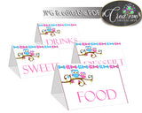 Food Tents Baby Shower Food Tents Owl Baby Shower Food Tents Baby Shower Owl Food Tents Pink Blue party stuff party decor prints party owt01