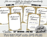 Rehearsal Dinner Invitation Editable in Glittering Gold Bridal Shower Gold And Yellow Theme, pretty party invite, party plan - JTD7P - Digital Product