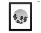 Palm Tree Print, Beautiful Wall Art with Frame and Canvas options available Photography Decor