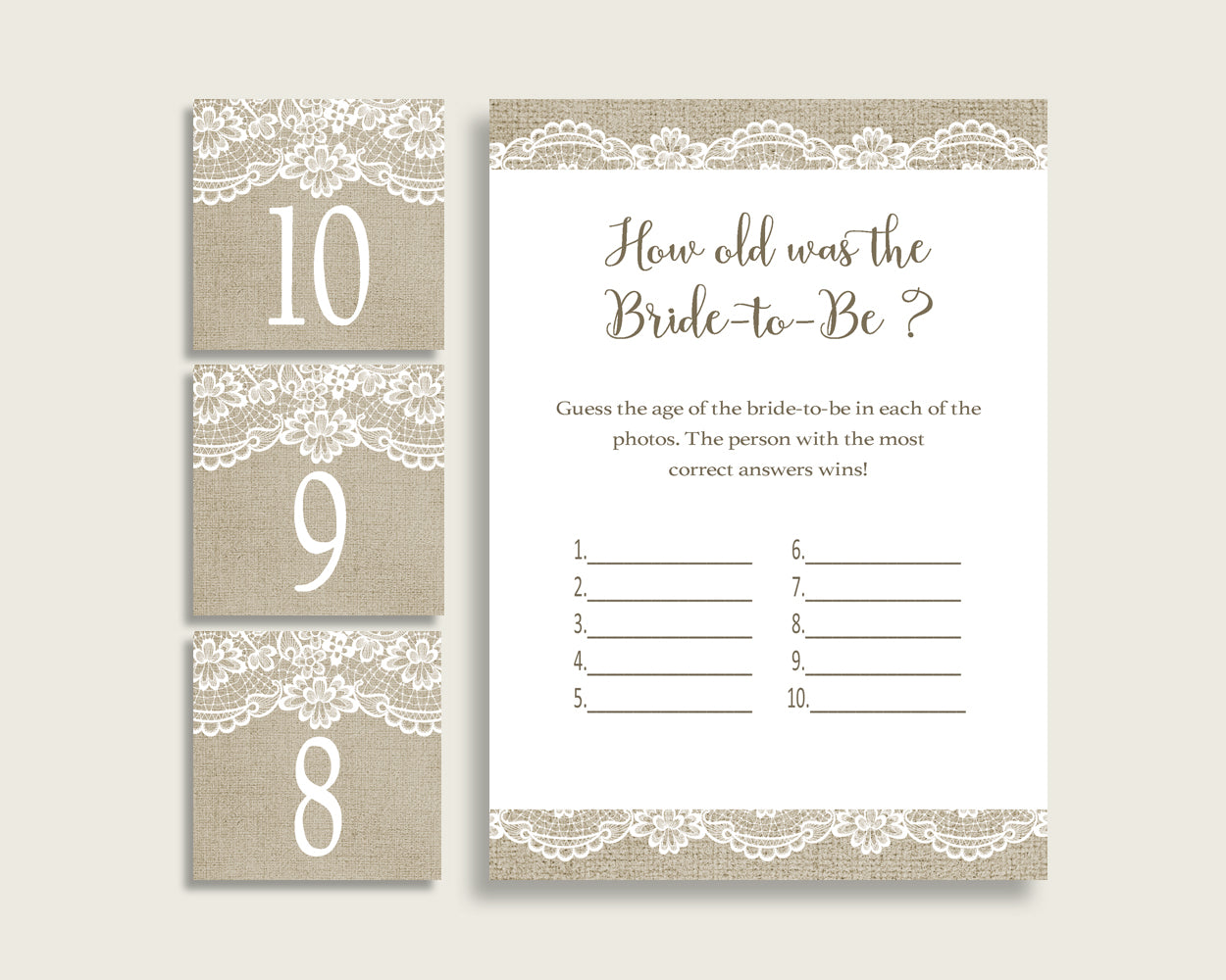 How Old Was The Bride To Be Bridal Shower How Old Was The Bride To Be Burlap And Lace Bridal Shower How Old Was The Bride To Be Bridal NR0BX