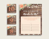 How Old Was The Bride To Be Bridal Shower How Old Was The Bride To Be Rustic Bridal Shower How Old Was The Bride To Be Bridal Shower SC4GE