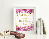 Lady Framed Print Available Boss Canvas Print Available Lady Office Art Boss Office Print Lady Printed Boss Boss Quote Flowers Printable - Digital Download