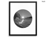 Beach Sunset Print, Beautiful Wall Art with Frame and Canvas options available  Decor