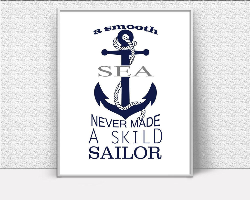 Wall Art Sailor Sea Digital Print Sailor Sea Poster Art Sailor Sea Wall Art Print Sailor Sea Quote Art Sailor Sea Quote Print Sailor Sea sea - Digital Download