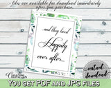 Happily Ever After Bridal Shower Happily Ever After Botanic Watercolor Bridal Shower Happily Ever After Bridal Shower Botanic 1LIZN - Digital Product