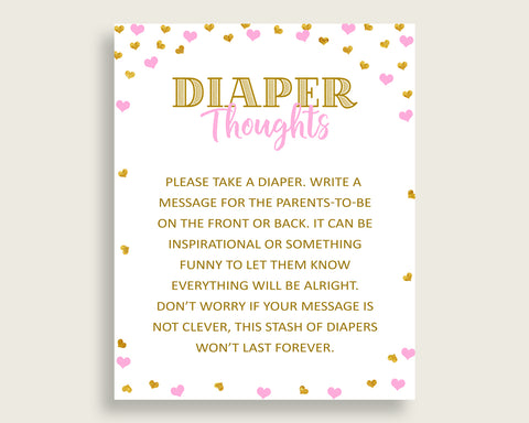 Diaper Thoughts Baby Shower Diaper Thoughts Hearts Baby Shower Diaper Thoughts Baby Shower Hearts Diaper Thoughts Pink Gold pdf jpg bsh01